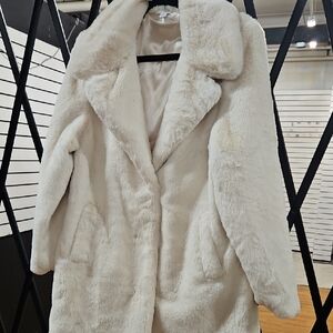 Time and Tru Cream Teddy Jacket